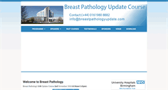Desktop Screenshot of breastpathologyupdate.com