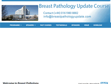 Tablet Screenshot of breastpathologyupdate.com